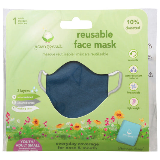 Brotes verdes - Fce Msk Reuse Adlt Sm Nvy - 1 unidad - ct
