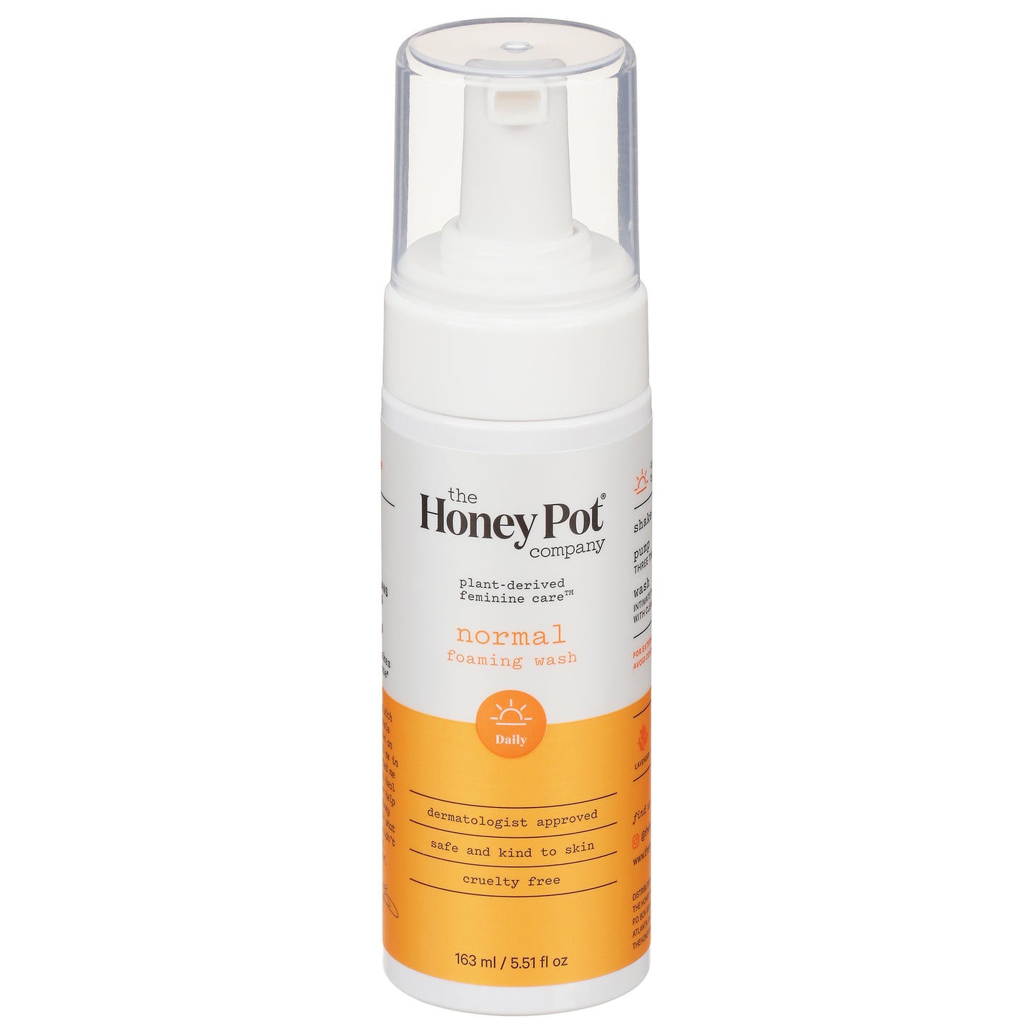 The Honey Pot - Intimate Foam Wash Norm - 1 Each - 5.51 Fz