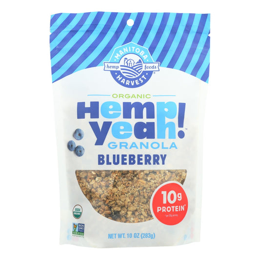 Manitoba Harvest - Granola de cáñamo Blubry - Caja de 6 - 10 oz