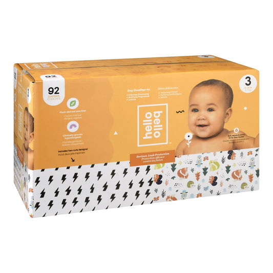 Hola Bello - Diapr Blt/anml Talla 3 14/24l - Caja de 92 unidades