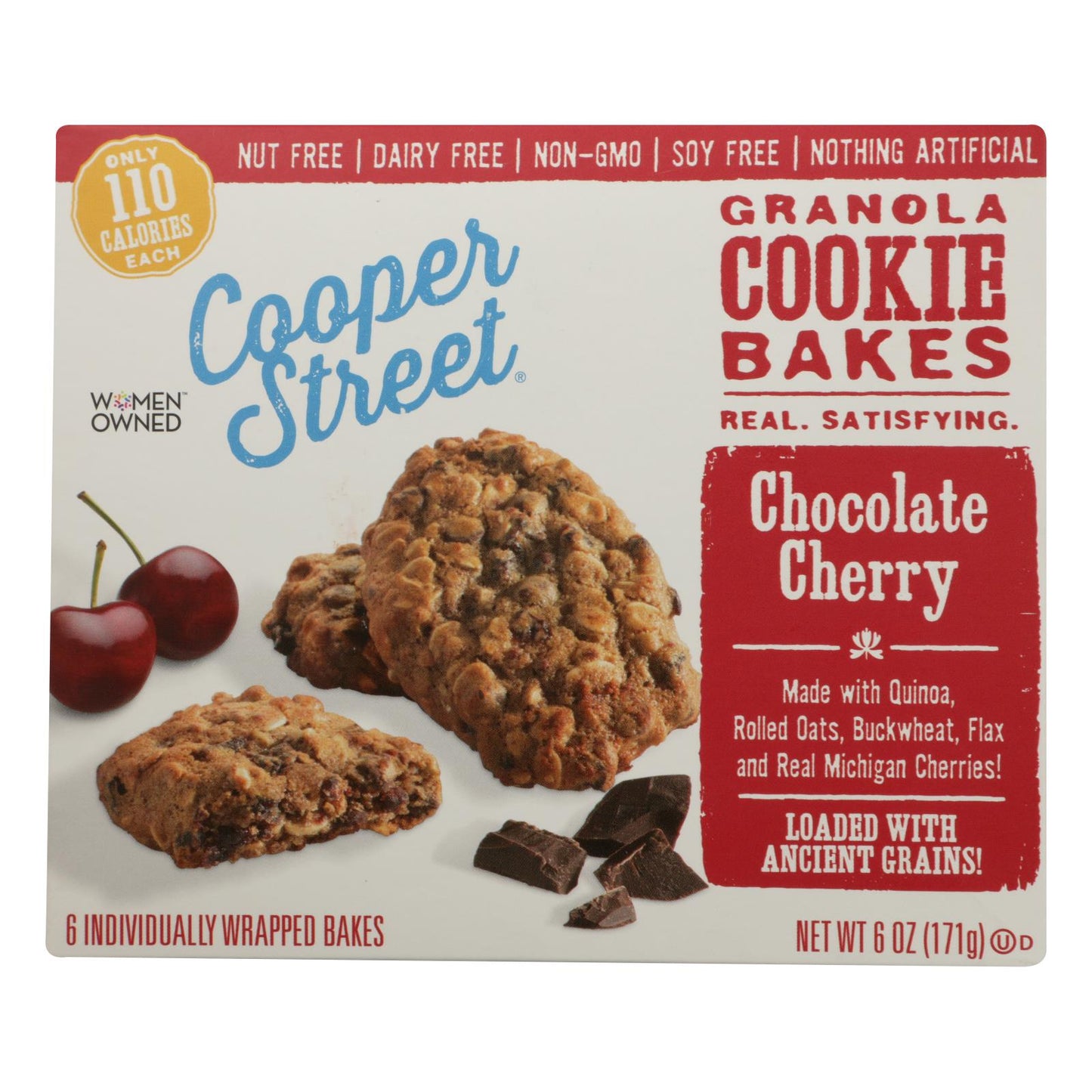 Cooper Street - Granola Bakes Chocolate Cherry - Caja de 6 - 6 oz