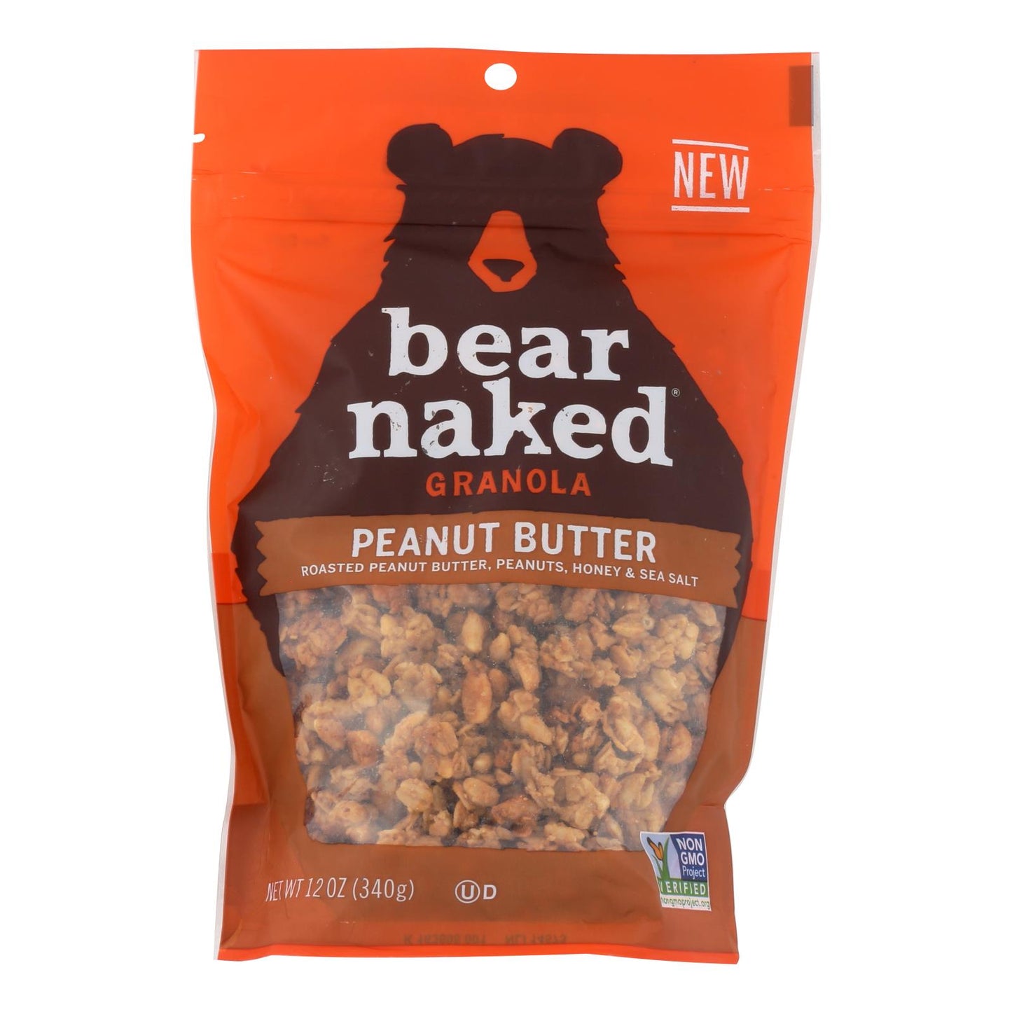 Cereales Bear Naked con mantequilla de maní, 12 oz - Caja de 6 - 12 oz