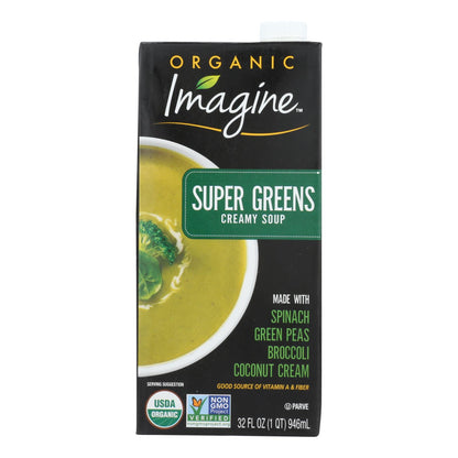 Imagine Foods - Sopa cremosa de verduras y hortalizas - Caja de 6 - 32 Fz