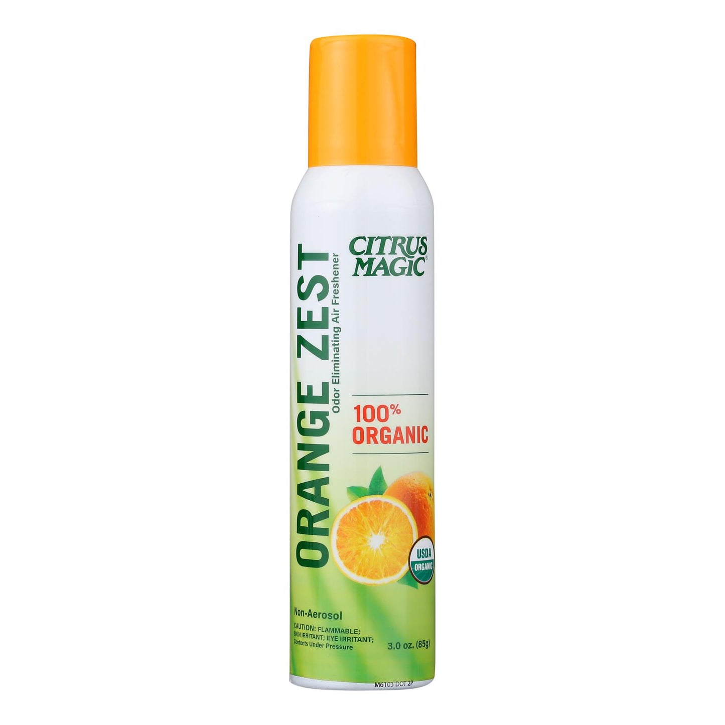Citrus Magic - Air Frshnr - Ralladura de naranja orgánica - 1 unidad - 3 oz