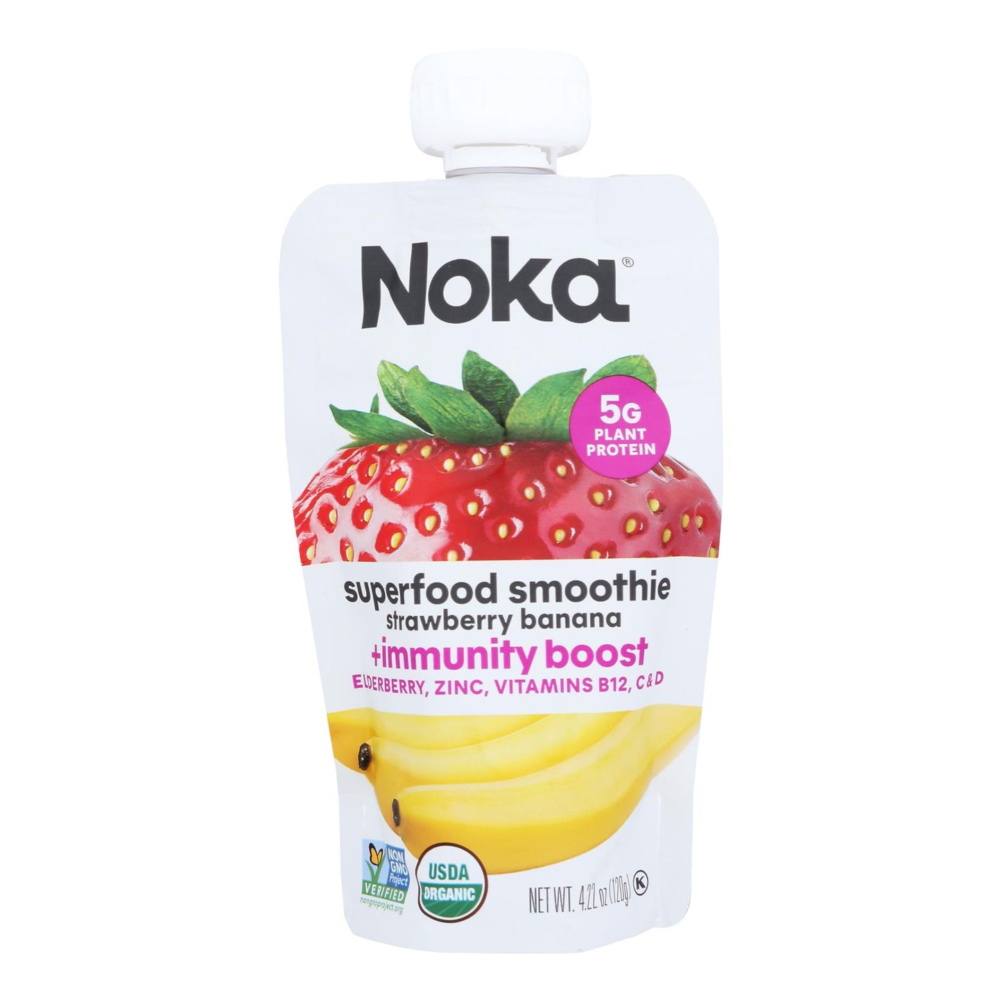 Noka - Smthi Spf Strw/banana - Case Of 6-4.22 Oz