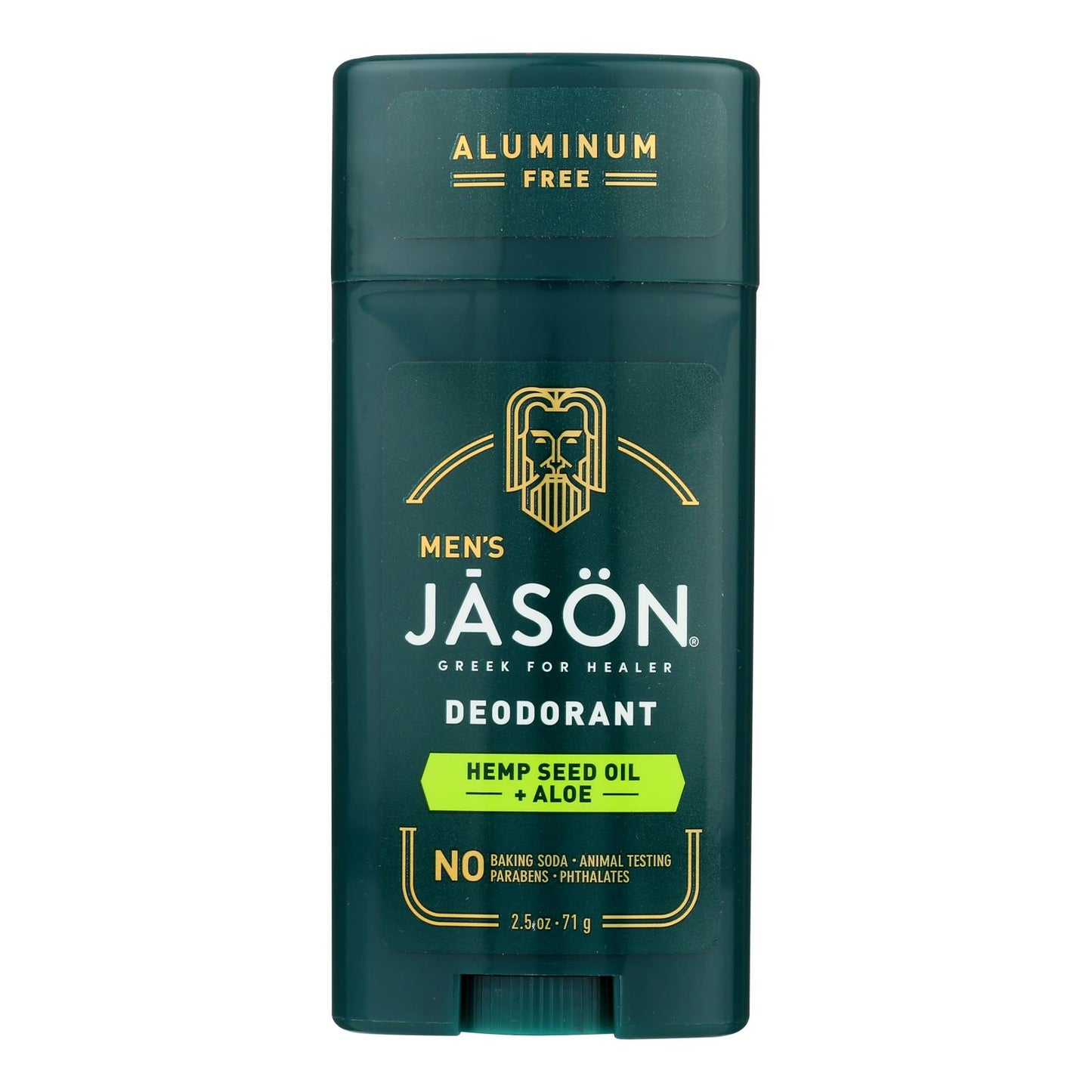 Jason Natural Products - Desodorante Stk de semilla de cáñamo y aloe - 1 unidad - 2,5 oz