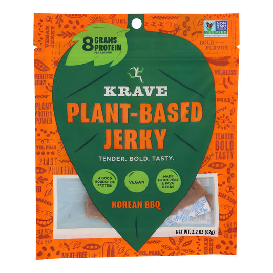 Krave - Cecina vegetal coreana para barbacoa - Caja de 8 - 2,2 oz