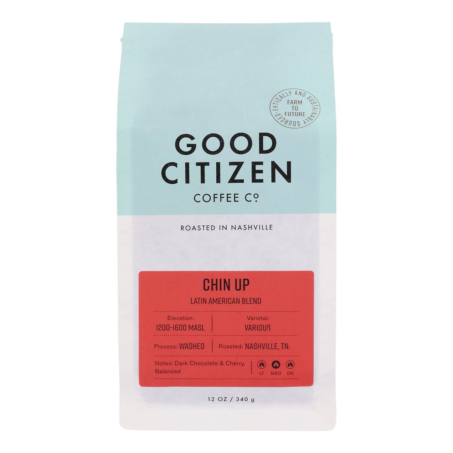 Good Citizen Coffee Co. - Café tostado medio Chin Up - Caja de 6 a 12 oz