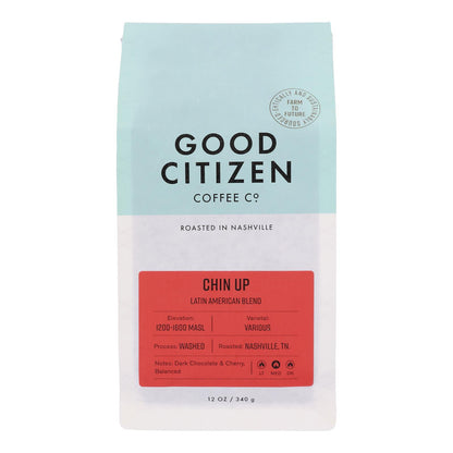 Good Citizen Coffee Co. - Café tostado medio Chin Up - Caja de 6 a 12 oz