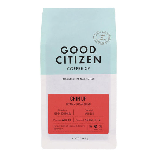 Good Citizen Coffee Co. - Café tostado medio Chin Up - Caja de 6 a 12 oz