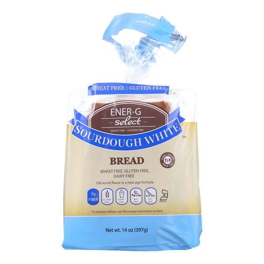 Ener-g Foods - Pan - Selecto - Masa madre blanca - 14 oz - Caja de 6