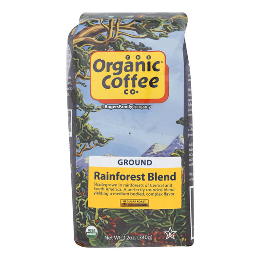 Café orgánico - Café molido Rnforst - Caja de 6 - 12 oz