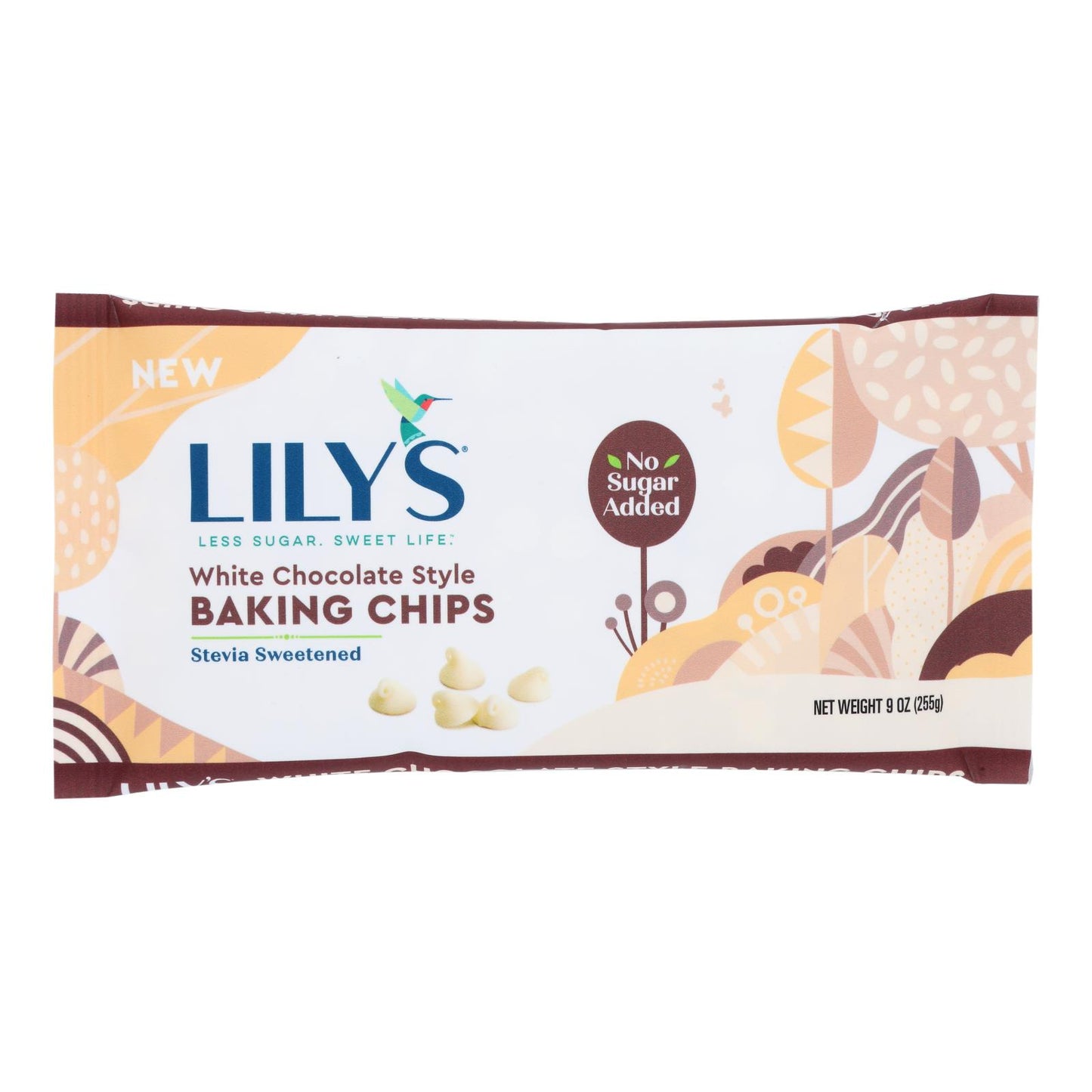 Lilys - Chocolate blanco con chips de chocolate - Caja de 12 de 9 oz