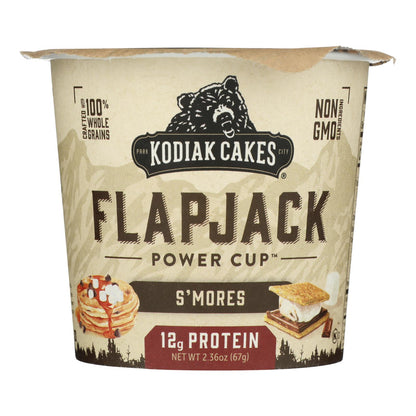 Pasteles Kodiak - Vasitos de flapjack y smores - Caja de 12 - 2,36 oz