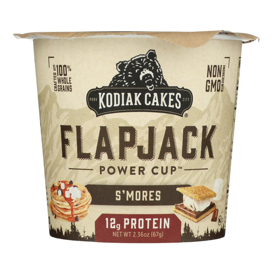 Kodiak Cakes - 松饼 Smores 杯 - 12 盒装 - 2.36 盎司