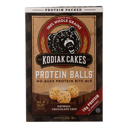 Kodiak Cakes - Mezcla de bolitas de proteína de avena Cchp - Caja de 6 - 12,70 oz