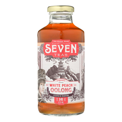 Seven Teas - Tea Whte Peach Oolong - Case Of 12-16 Fz