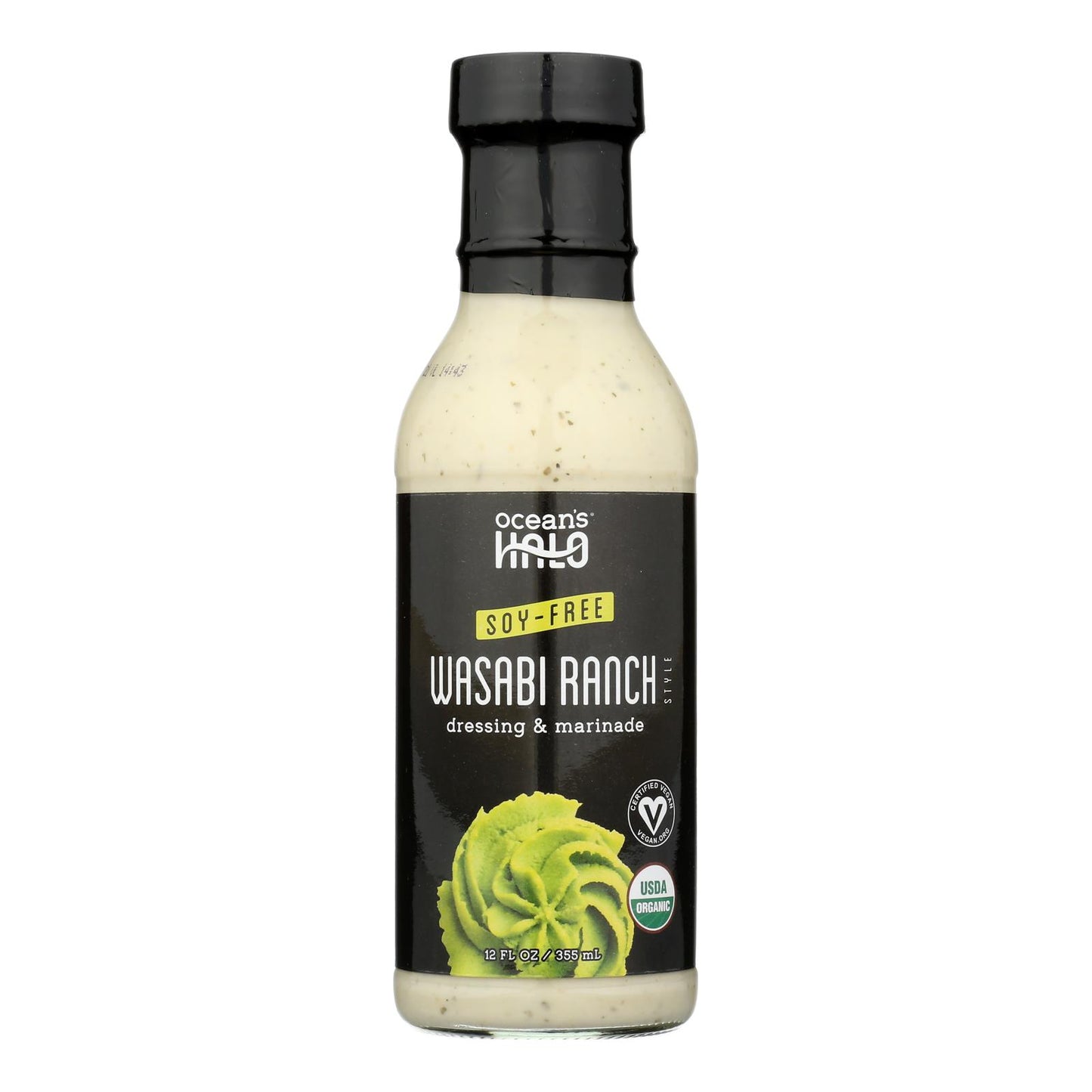 Ocean's Halo - Drsg Wasabi Ranch Styl - Caja de 6-12 Fz