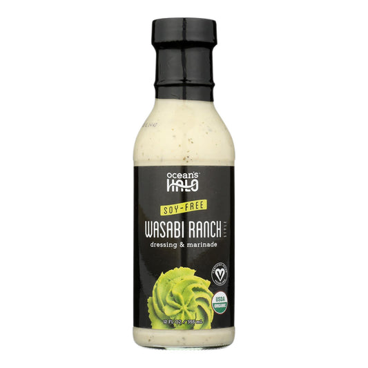 Ocean's Halo - Drsg Wasabi Ranch Styl - Caja de 6-12 Fz