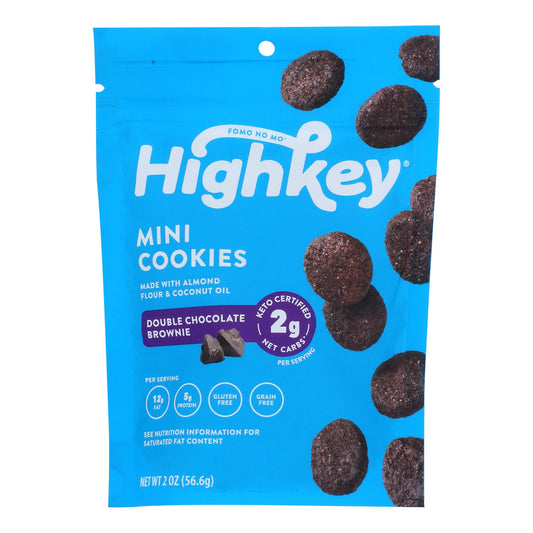 High Key - Brownie de galleta cetogénico - Caja de 6 - 2 oz