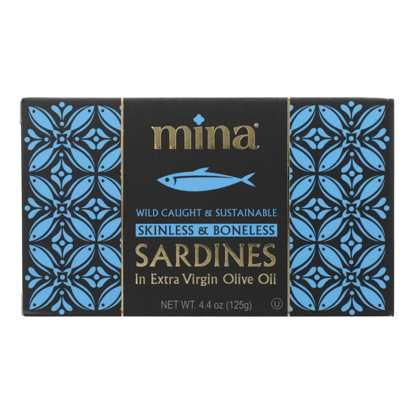 Mina - Sardinas Sk/bo En AOVE - Caja De 12 - 4.4 Oz