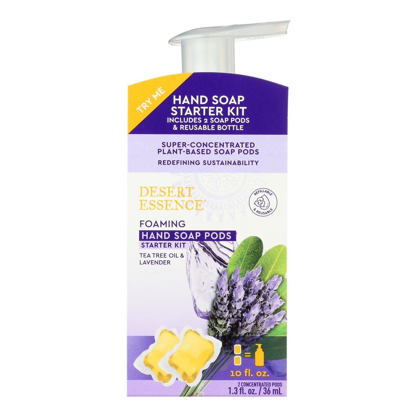 Desert Essence - Kit de lavado de manos con lavanda - 1 unidad - 1 kit