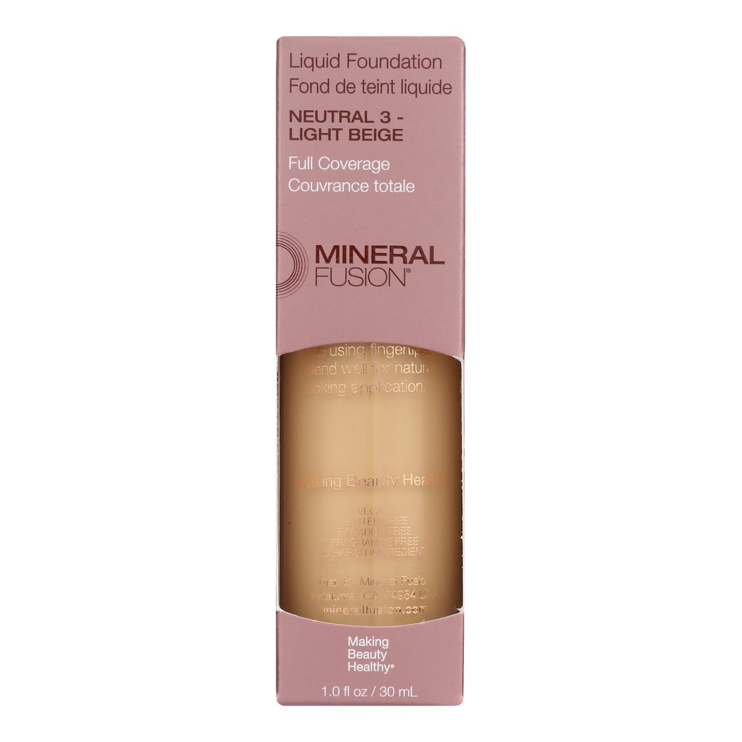 Mineral Fusion - Mkup Liquid Foundtn Ntral 3 - 1 Each-1 Fz