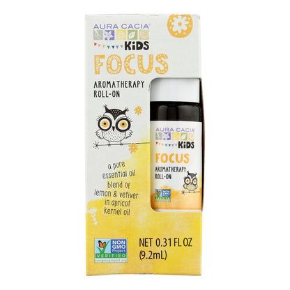 Aura Cacia - Aceite Essl Kids Focus Rllon - 1 Unidad - 0,31 Fz