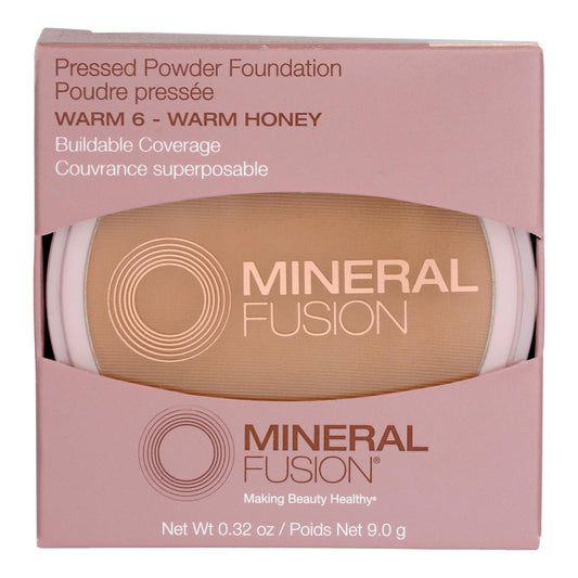 Mineral Fusion - Mkup Pressed Base Warm 6 - 1 Each-.32 Oz