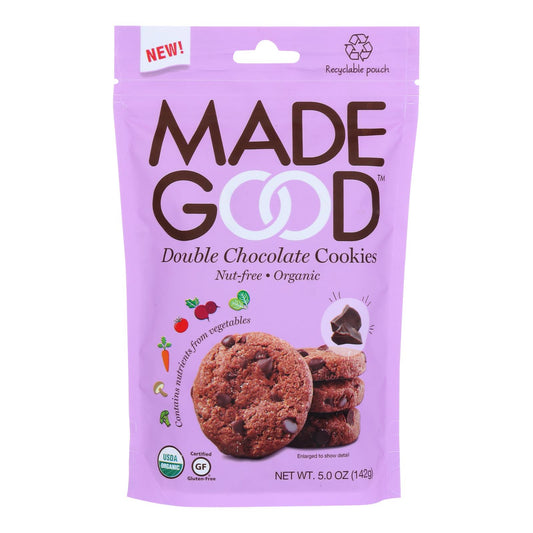 Galletas de chocolate doble Made Good - Caja de 6 - 5 oz