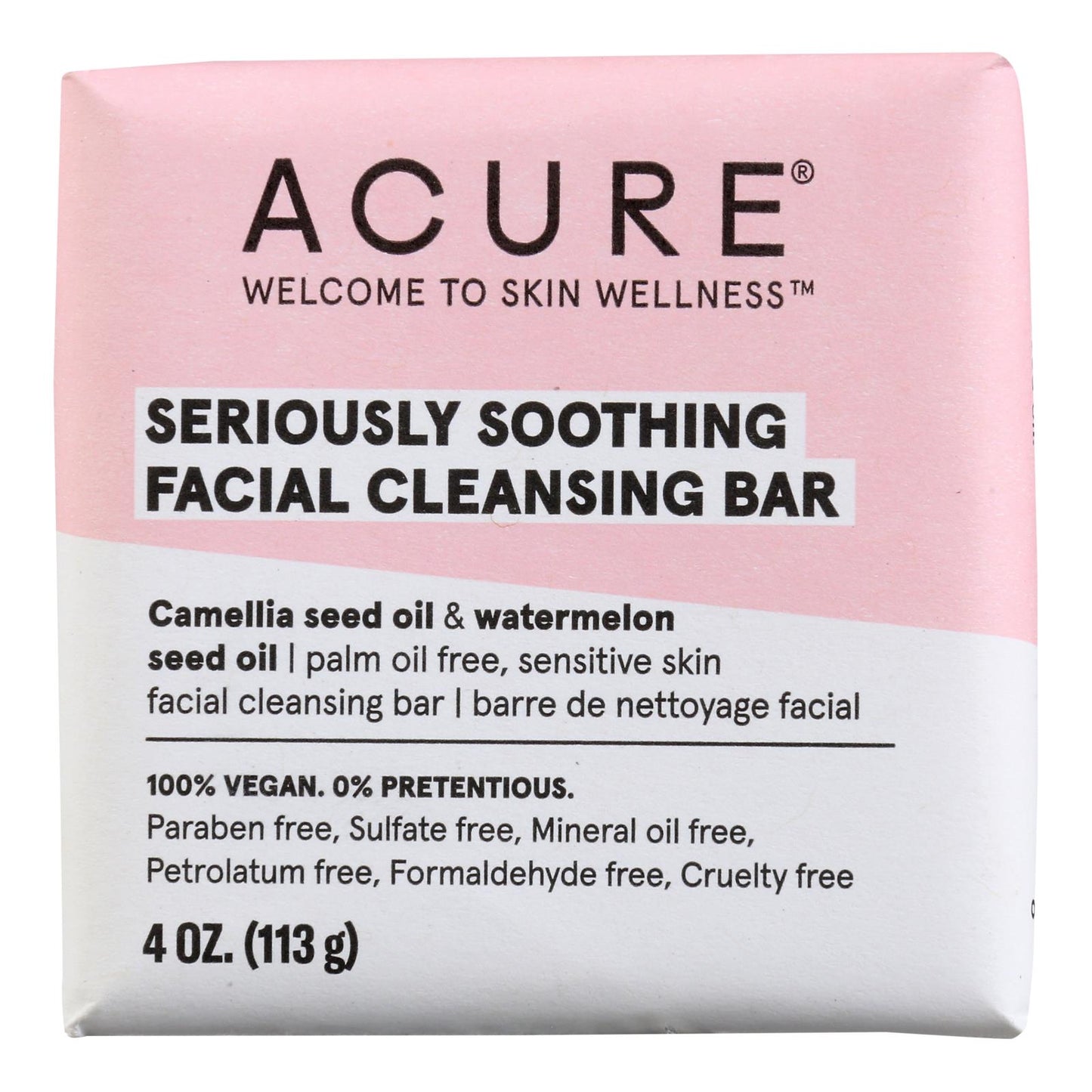 Acure - Cleansing Bar Sersly Sthn - 1 Each-4 Oz