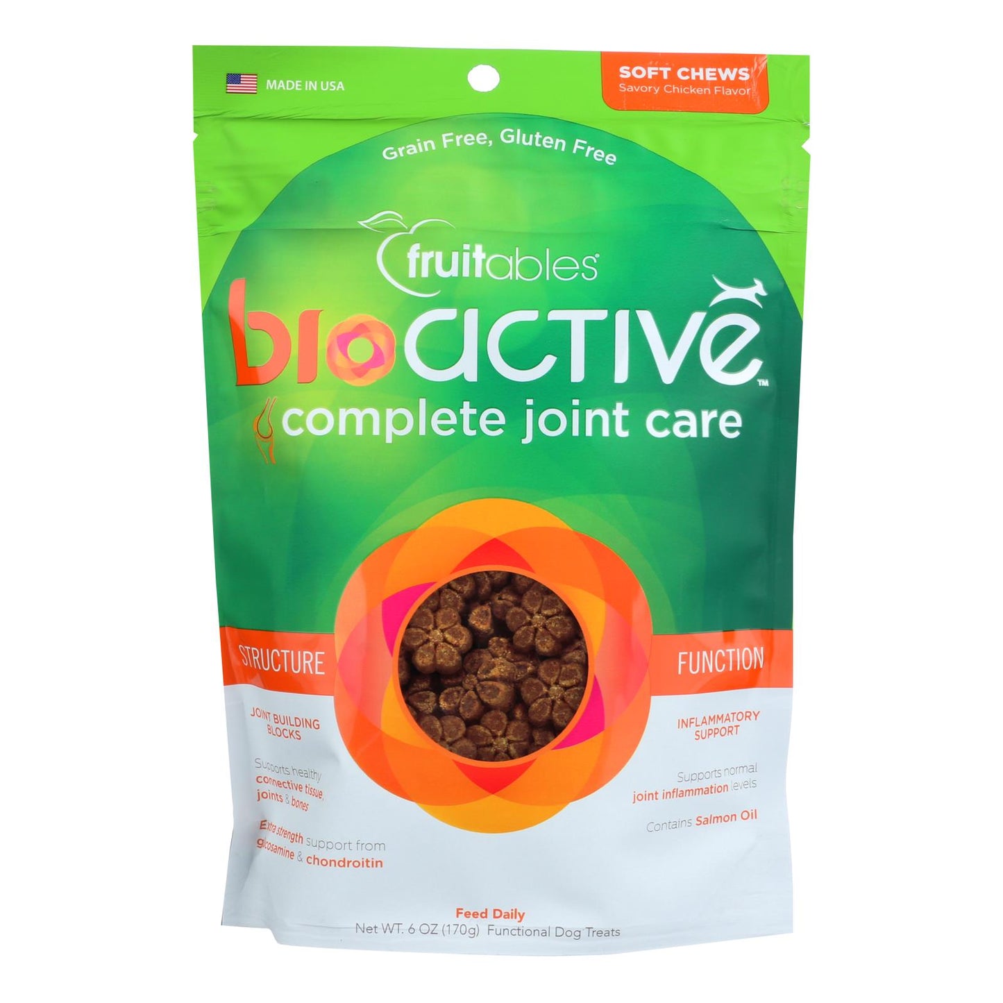 Fruitables - Golosinas para perros Bio Joint Care - Caja de 8-6 oz