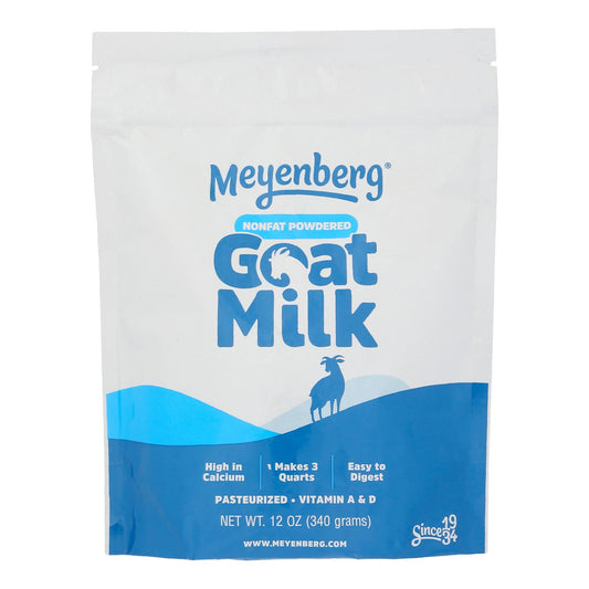 Meyenberg - Leche de cabra en polvo sin grasa - Caja de 6 a 12 oz