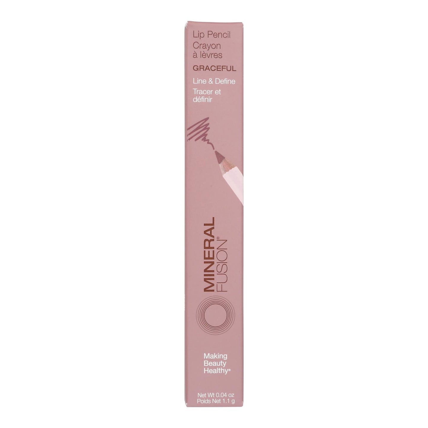 Mineral Fusion - Lápiz labial Mkup Graceful - 1 unidad - 0,04 oz