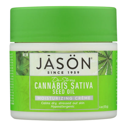 Jason Natural Products - Crema humectante Canbis Satv - 1 unidad - 4 oz