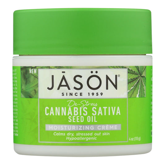 Jason Natural Products - Crema humectante Canbis Satv - 1 unidad - 4 oz