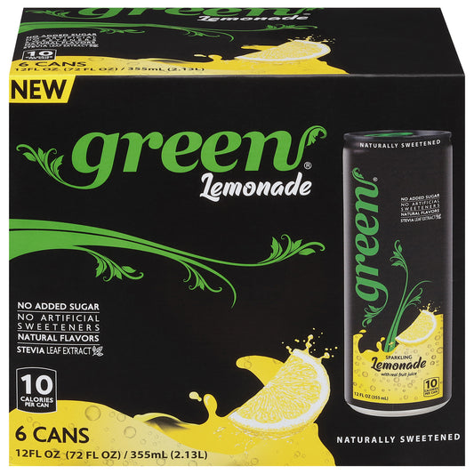 Limonada verde con gas - Caja de 4-6/12 Fz