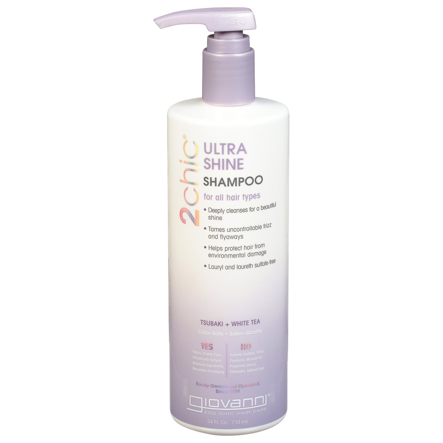 Productos para el cuidado del cabello Giovanni - Shmp 2chic Tsubaki y Wht - 1 unidad - 24 Fz