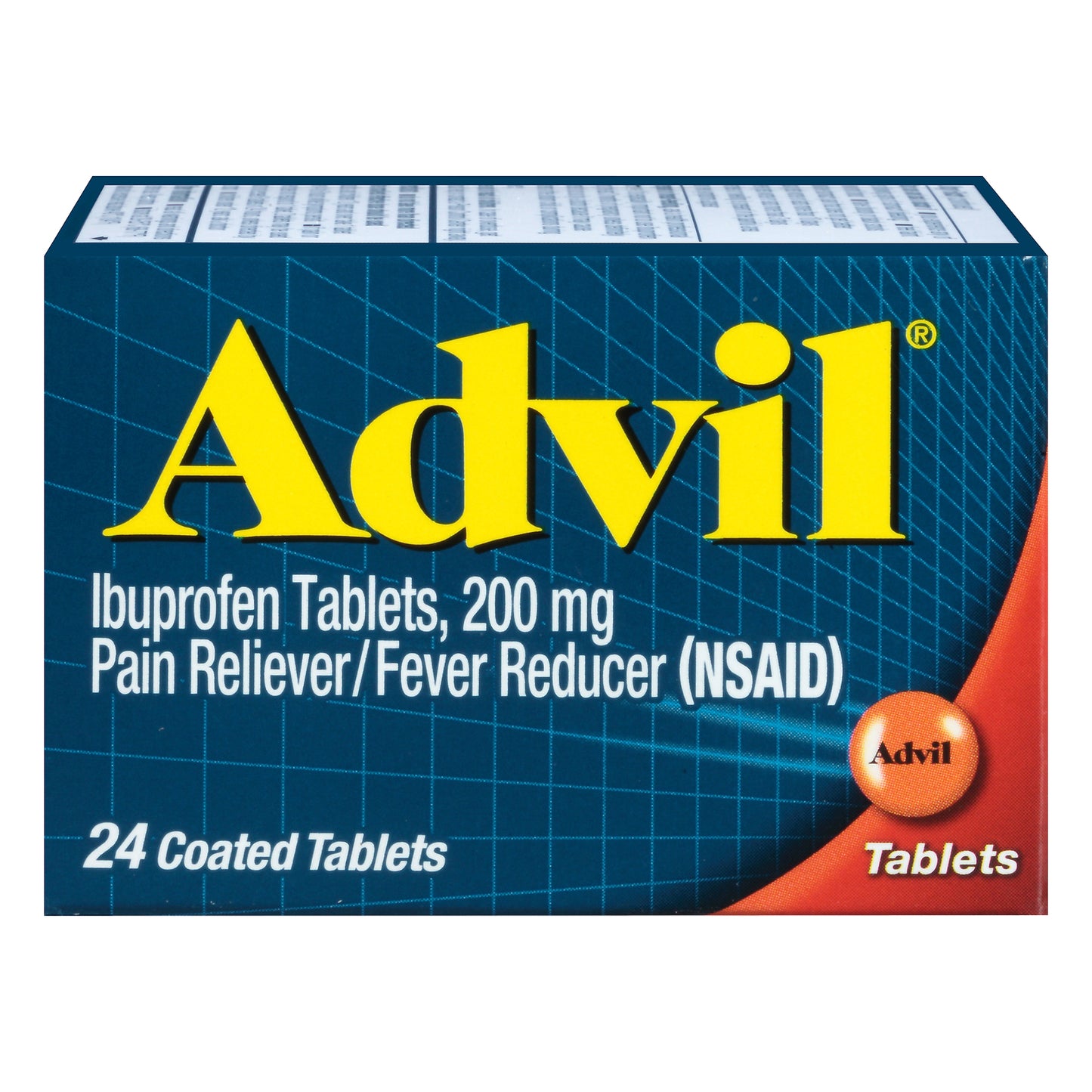 Advil - 止痛布洛芬 200 毫克 - 1 片装 - 24 片装