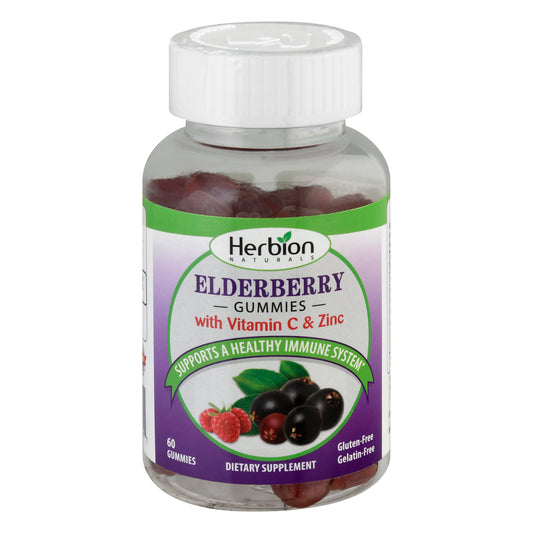 Herbion Naturals - Gomitas de saúco - 1 unidad - 60 unidades