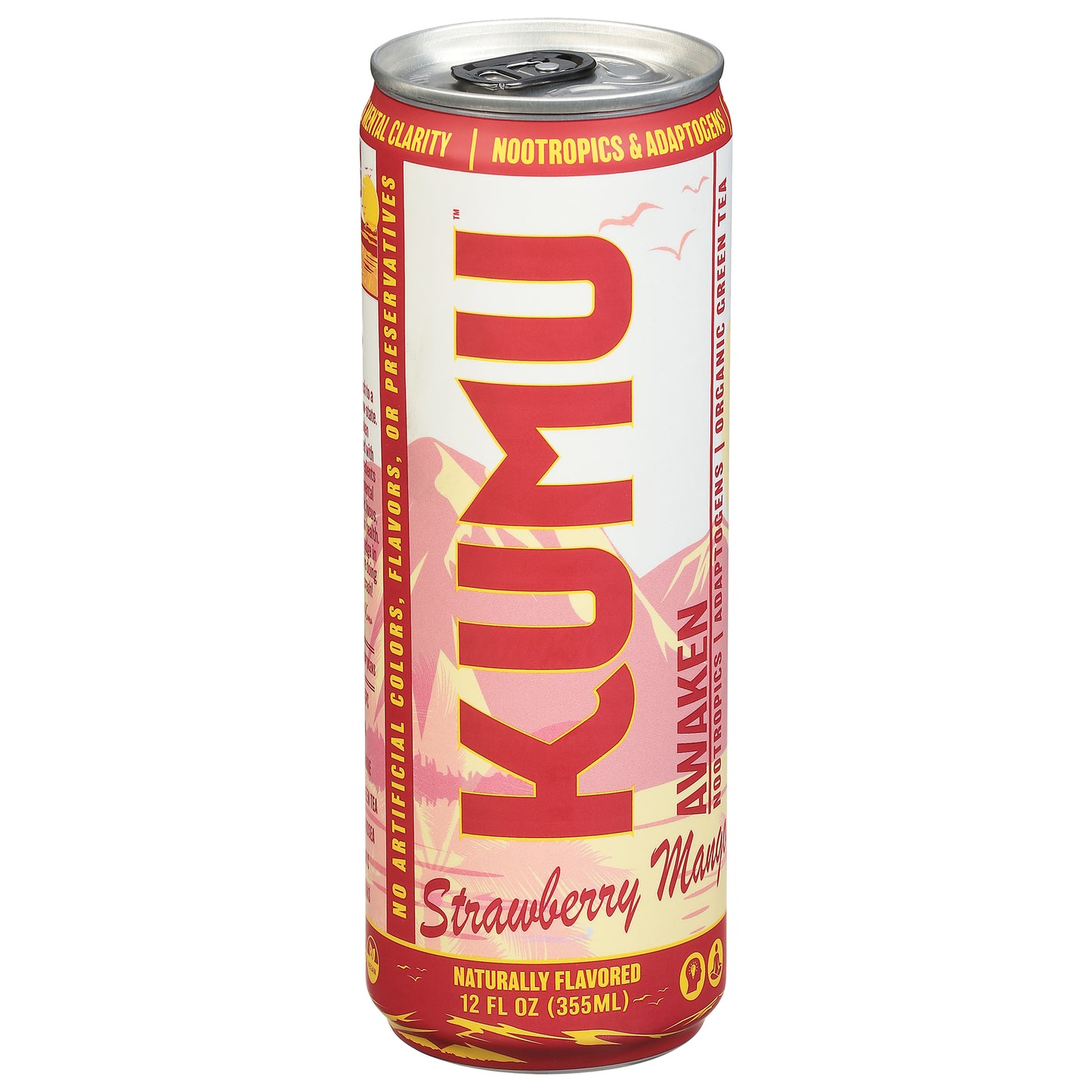 Kumu - Awaken Sparkling Straw Mango - Caja de 12 - 12 Fz