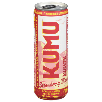 Kumu - Awaken Sparkling Straw Mango - Caja de 12 - 12 Fz