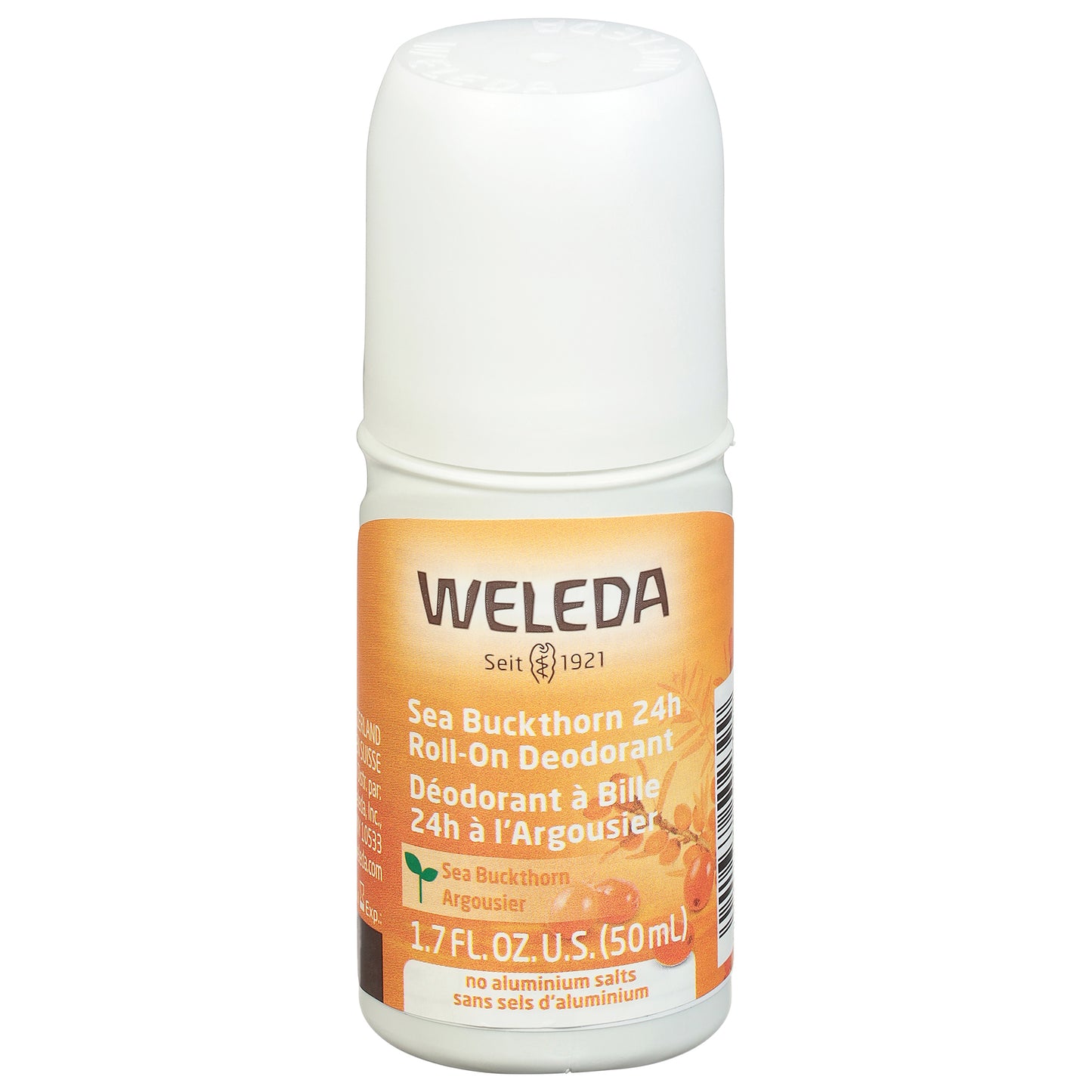 Weleda - Desodorante Roll On Sea Buckthrn - 1 Unidad - 1.7 Fz