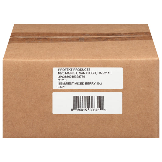 Protkt - Lq Rest Pkt Paquete de 10 frutos rojos mixtos - Caja de 6-4 Fz