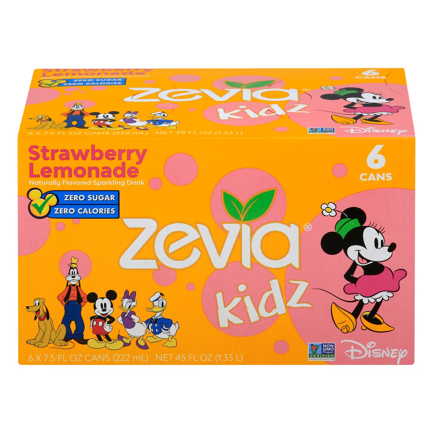 Zevia - Kidz Straw Lmaidsprk Rnk - Caja de 4-6/7.5 Fz