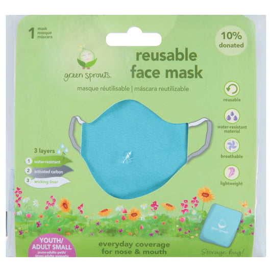Brotes verdes - Fce Msk Reuse Adlt Sm Aqa - 1 unidad-ct