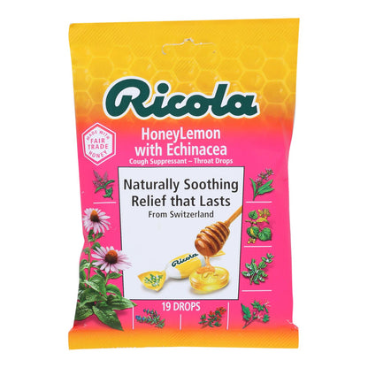 Ricola - Pastillas para la tos con sabor a miel y limón - Caja de 8-19 unidades