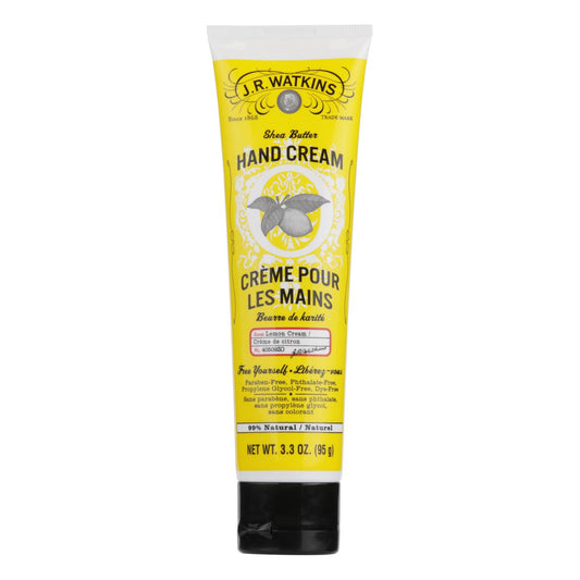 J.r. Watkins - Hand Cream - Lemon - Case Of 3-3.3 Fz