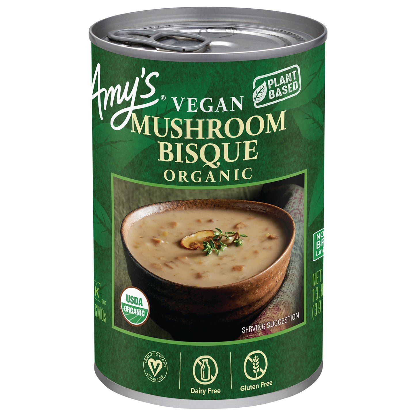 Amy's - Bisque de champiñones - Caja de 12 a 13,8 oz