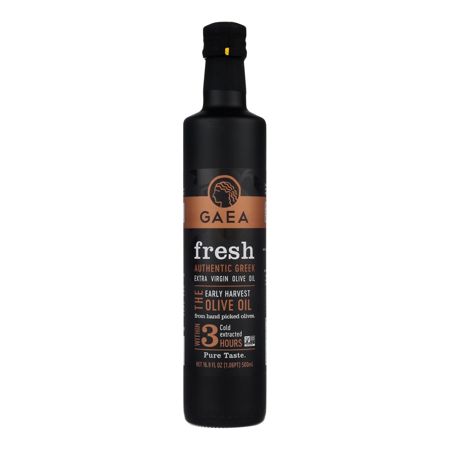 Aceite de oliva Gaea - Virgen extra - Gaea Fresh - 17 oz - Caja de 6